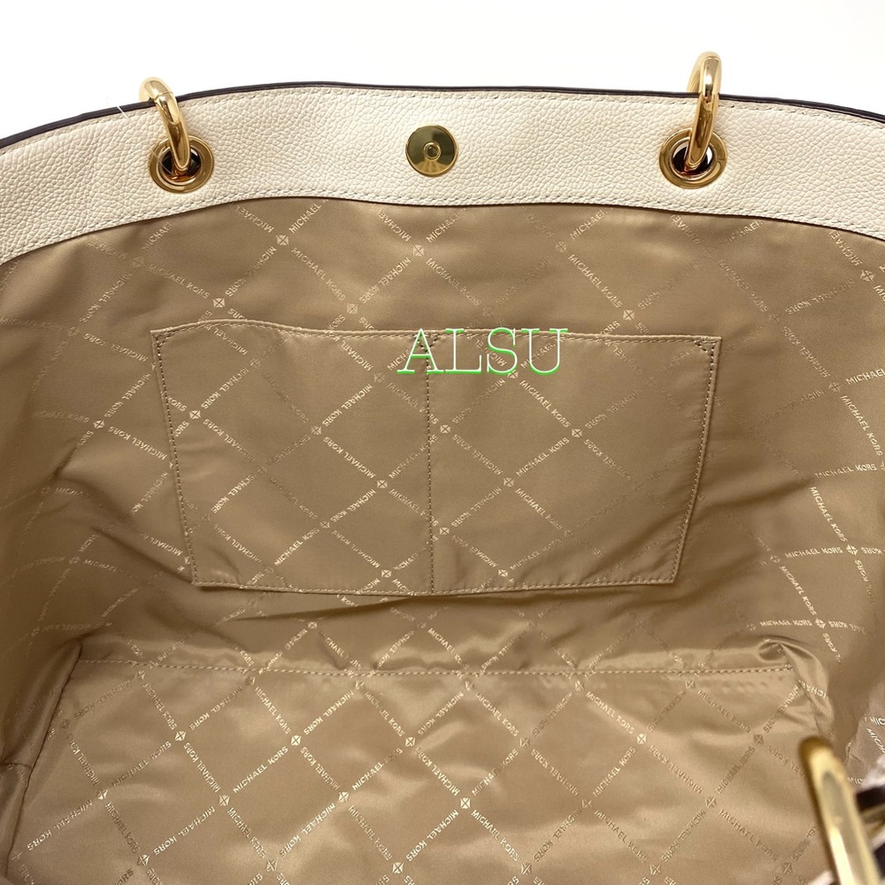🌸Spring Sale🌸 Michael Kors Nicole LG Tote Shoulder Bag Le Vanill 35T9GNIT3L - Picture 9 of 10